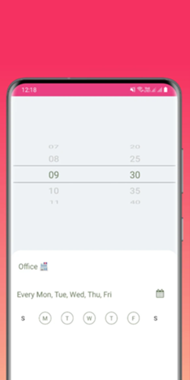 Sound Scheduler App Screenshot